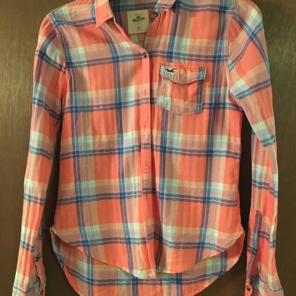 Hollister Tops - Hollister XS  Plaid shirt
